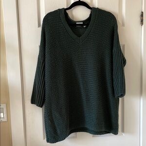 Noisy may oversized forest hunter green sweater goth punk